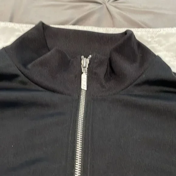 Nike full zip polyester jacket mens large black - Picture 3 of 8